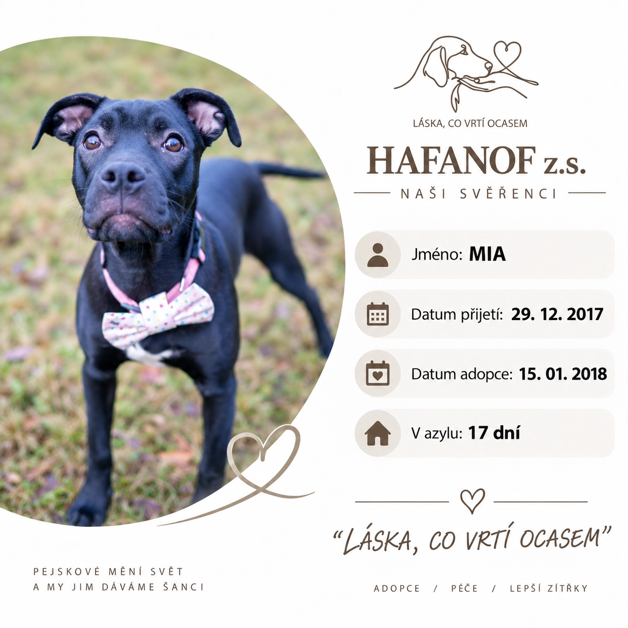 Mia – bývalá svěřenkyně Hafanofu