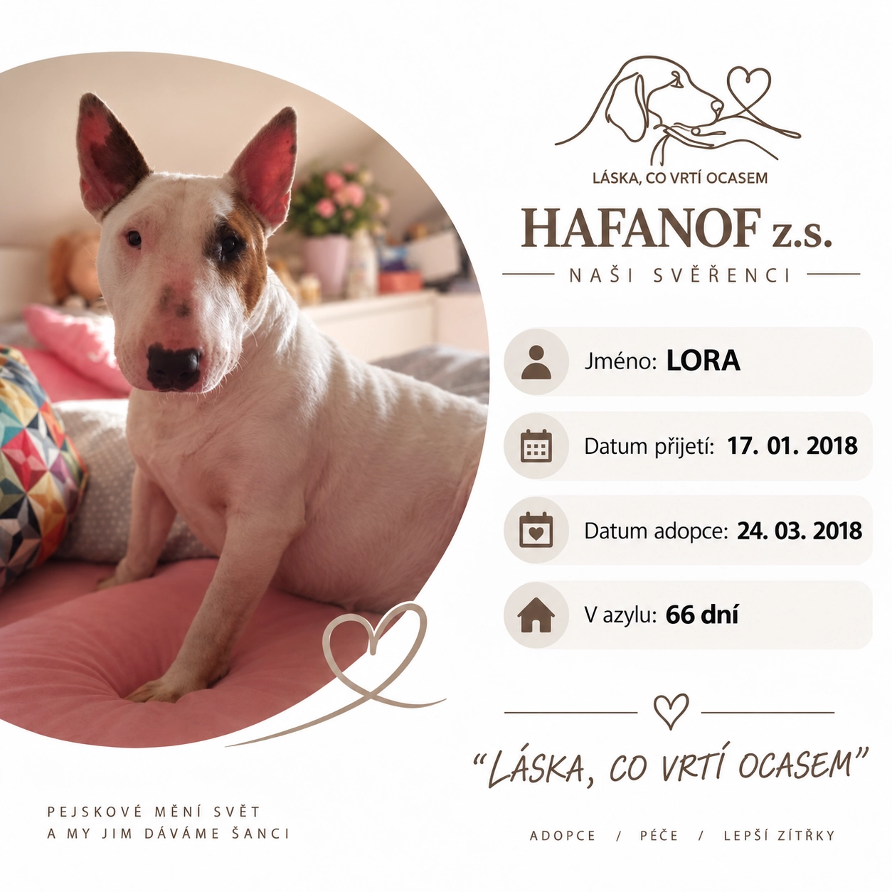 Lora – bývalá svěřenkyně Hafanofu